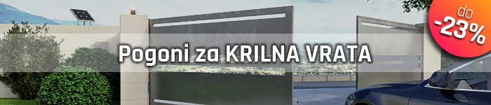 Avtomatizacija krilnih vrat - avtomatika Nice - motorji - pogoni