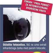 Foto: Zimska prva pomoč za avtomatizirana dvoriščna vrata