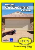 Katalog sekcijskih garažnih vrat s pogonom IPEN