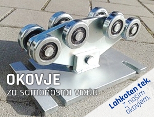 Okovje za samonosna drsna vrata